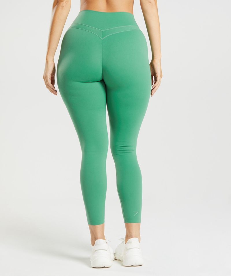 Women's Gymshark Whitney High Rise Leggings Green | USA  9621-PXGZW