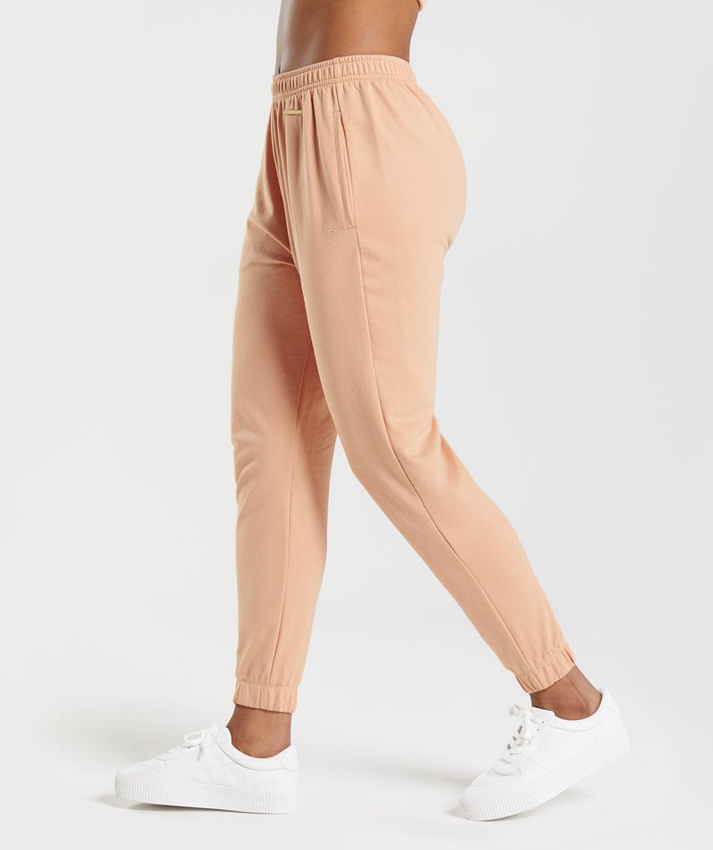 Women's Gymshark Whitney Loose Joggers Beige | USA  8765-ENZPA