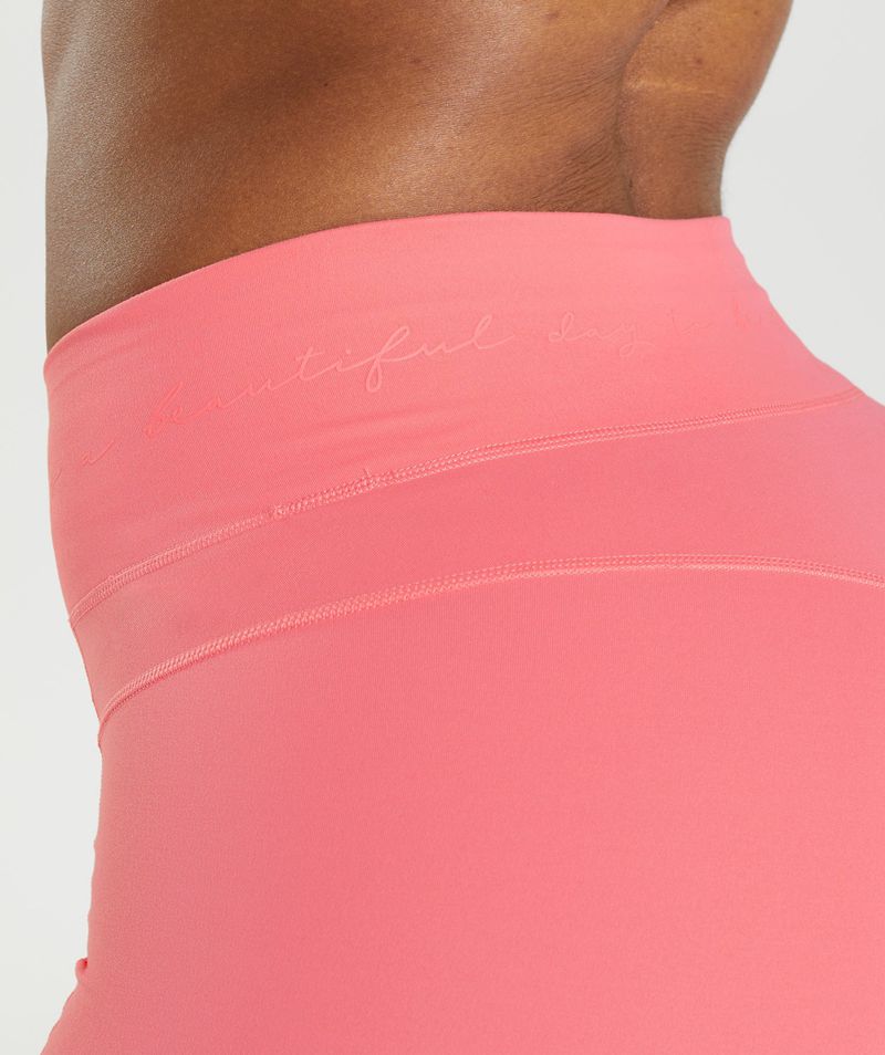 Women's Gymshark Whitney Mesh Shorts Pink | USA  3761-EHUMA